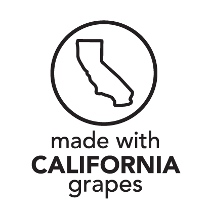 Made with California grapes